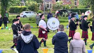 St Boswells Village Fair 2024 Beat The Retreat [upl. by Enilorak485]