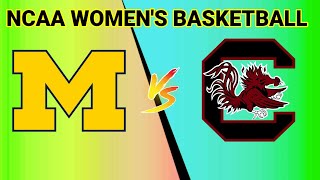 South Carolina Gamecocks vs Michigan Wolverines  2024 NCAA WOMENS BASKETBALL LIVE SCORE [upl. by Garett]