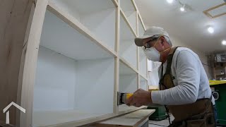 How to Build Living Room Shelf Units  From Start to Finish [upl. by Ayala567]