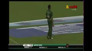 Pakistan vs Australia 2nd T20 quot07092012quot Super Over [upl. by Aiceila574]