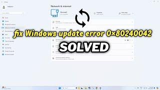 FIXED Windows update error 0x80240042 [upl. by Abbi985]