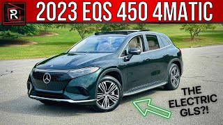 The 2023 MercedesBenz EQS 450 4Matic SUV Is An Electric Crossover Between A GLS amp SClass [upl. by Reggi597]