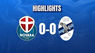 NovaraLecco 00  4 giornata  Serie C  Highlights [upl. by Fisch]