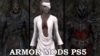 Skyrim Armor Mods On PS5PS4  Best Skyrim Armor Mods On Playstation [upl. by Nehte561]