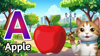 A for apple  अ से अनार  abcd  phonics song  a for apple b for ball c for cat  abcd song  abcde [upl. by Ahseel79]