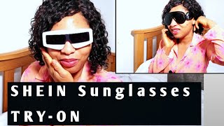 Affordable SHEIN Sunglasses TryOn Haul  SHEIN Accessories Haul  SHEIN Sunglasses Unboxing [upl. by Jacquet249]