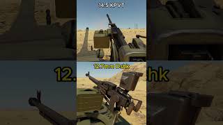 127mm DshK vs 145mm KPVT  Sound Effects [upl. by Elaina]