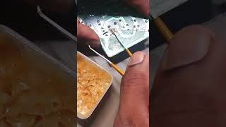 how to repair damaged PCB board  broken PCB trace [upl. by Arymahs350]