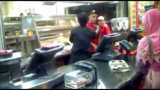 KFC Worker Loses it [upl. by Shreve]