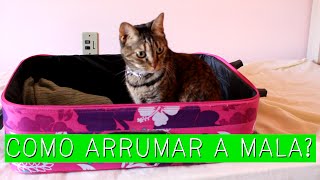 COMO ARRUMAR A MALA DE VIAGEM [upl. by Nnylatsyrk]