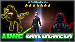 Jedi Luke Unlock Event Tips and Tricks GUIDE  SWGoH [upl. by Ynaffet106]