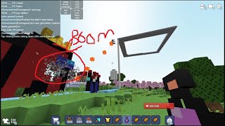 BOMING A SERVER IN BLOXDIO [upl. by Erusaert725]