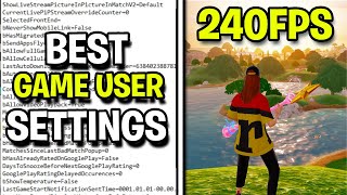 BEST COMPETITIVE Fortnite Settings in CHAPTER 5 Merstach Settings [upl. by Nerrej]