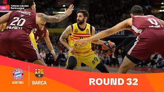 FC Bayern MunichFC Barcelona  Round 32 Highlights  202324 Turkish Airlines EuroLeague [upl. by Alberto]