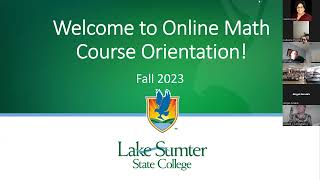 Online Math Course Orientation Fall 2023 LSSC [upl. by Sudderth]