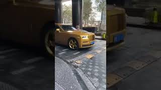 Golden Edition Rolls Royce Car shorts [upl. by Mehalick]