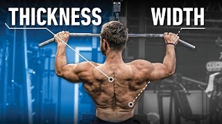 How To Train Back WIDTH vs THICKNESS Close vs Wide Grip Rows or Pullups [upl. by Nnairret693]