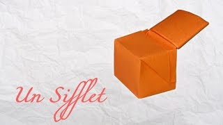 Origami  Un sifflet qui siffle [upl. by Shaner]