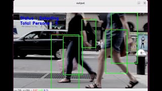 Python Human detection from video using CV [upl. by Ettenoitna756]