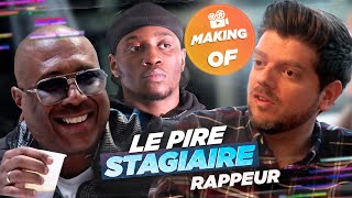 Le Pire Stagiaire Rappeur JNR  le makingof [upl. by Enneiviv]