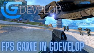 FPS Game in Gdevelop  Tutorial [upl. by Naitirb847]