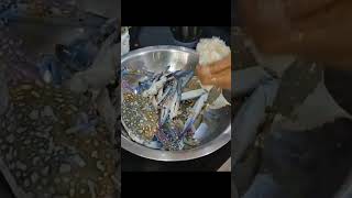 crab cleaning  khekada cleaning  peethalu cleaning  part 1 [upl. by Ayital178]