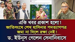 একি খবর প্রকাশ হলো জাতিসংঘে শেখ হাসিনার পদত্যাগপত্র জমা না দিলে রক্ষা নেই I Mostofa Feroz [upl. by Swor249]