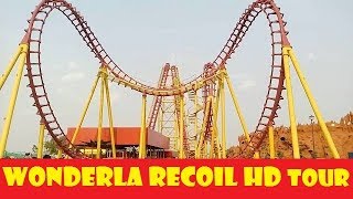 Wonderla Hyderabad  Recoil Roller Coaster  India  HD  Travel [upl. by Perloff588]