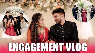 ENGAGEMENT VLOG 💍  ANJITHA ❤️ AMAL [upl. by Ahtelat36]