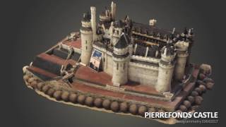 Chateau de Pierrefonds  photogrammétrie 3D [upl. by Lertram]