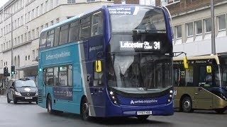 Buses amp Trains at Leicester April 2018 [upl. by Ahseyn308]