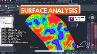 Surface Analysis  AUTODESK CIVIL 3D [upl. by Bee868]