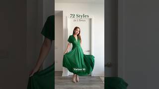 72 Styles in 1 Dress  How to Style Infinity Dress Tutorial Fashion InfinityDress StylingTutorial [upl. by Aztilem]