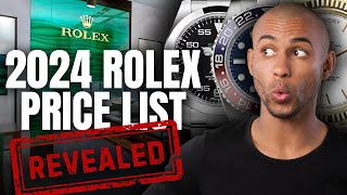 Revealing Rolex Watches Price List of 2024 [upl. by Acined492]