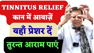 Tinnitus टिनिटस या कान में आवाज़ आने का इलाज  Tinnitus Relief Treatment Exercise Points [upl. by Coletta]