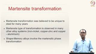 Lecture 36  Martensite Transformation CCT Diagram [upl. by Bast]