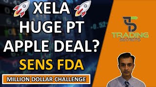 XELA EXELA Technologies Huge new Price Target and BIG Apple Rumour SENS Senseonics UP over 40 [upl. by Eselehs]