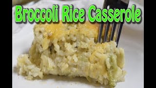 EASY CHEESY BROCCOLI RICE CASSEROLE [upl. by Atnoled]