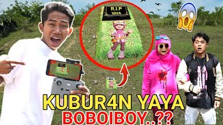 YAYA MENINGGOY😭DRONE MENANGKAP NAMPAK KUBURAN YAYA BOBOIBOY AZLI  Mikael TubeHD [upl. by Darken]