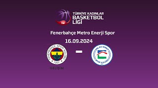 Fenerbahçe Gelişim  Emlak Konut Gelişim TKBL 1Hafta [upl. by Sheela]