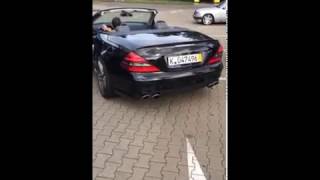 Mercdes Benz SL 500 r230 Amg soundcheck exhaust 55 [upl. by Yruy265]