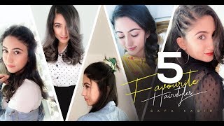 My 5 Favorite Hairstyles  Safa Kabir [upl. by Allistir]