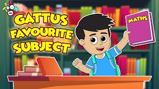 Gattus Favorite Subject  Math  Animated Stories  English Cartoon  Moral Stories  PunToon Kids [upl. by Ahtamat331]