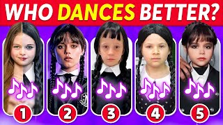 Who Dances Better Wednesday Dance Edition 🖤💃 Salish Matter Diana Like Nastya Skibidi [upl. by Eelrebmyk932]