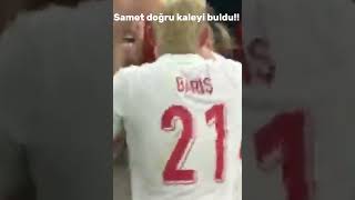 Samet doğru kaleyi buldu sametakaydın uefaeuro2024 [upl. by Concettina]