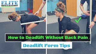 How to Deadlift Without Back Pain  Chesterfield Chiropractor [upl. by Dacy]