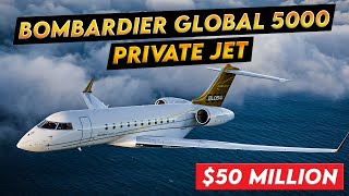 Discover the 50 Million Bombardier Global 5000 Jet [upl. by Nyllek]