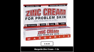 Margarite Zinc Cream  1 Oz [upl. by Siuol25]