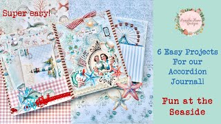 6 Easy Projects for our Accordion Journal [upl. by Einnos]