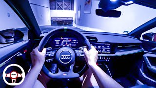 2022 AUDI RS3 SPORTBACK 400HP NIGHT POV DRIVE Onboard 60FPS [upl. by Hole]